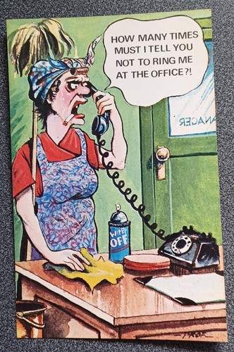 Vintage saucy seaside cardtoon - vintage,