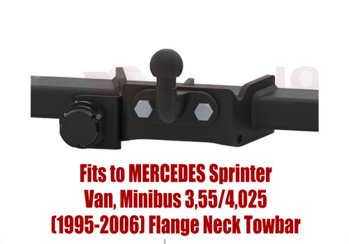 Flange neck tow - tow, bar