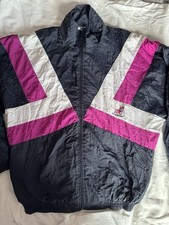 Rare Vintage Shell Suit Jacket 80s Size  M Made In England Londoner Sportswear