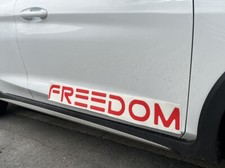 XL 2 Large Freedom Self Build Camper Motorhome Caravan Van Vinyl Decal Stickers