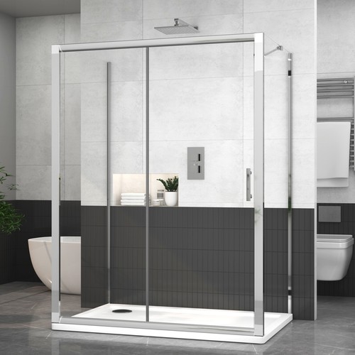 Sliding door sided - sliding, 3-sided