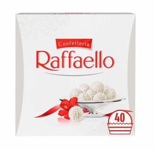 Raffaello Pralines, White Chocolate Gift, Gifts for Christmas  Box of 40 (400g)