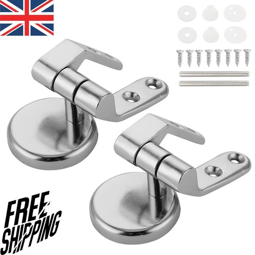 Toilet seat hinges - seat, pair