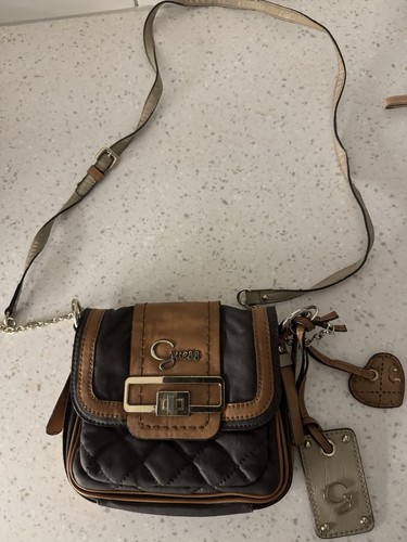 Guess brown crossbody bag - crossbody,