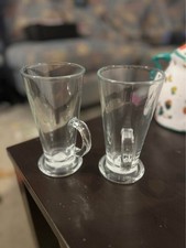 2x Latte Glasses
