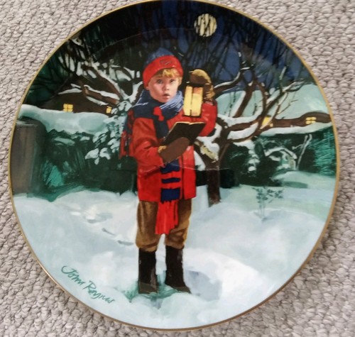 Coalport christmas carol plate - christmas,