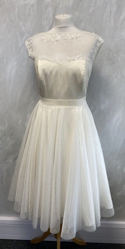 Coast ivory tea length wedding - tea,