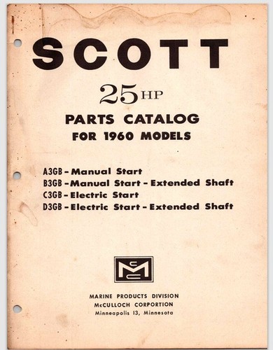 Scott mcculloch outboard - mcculloch, 25