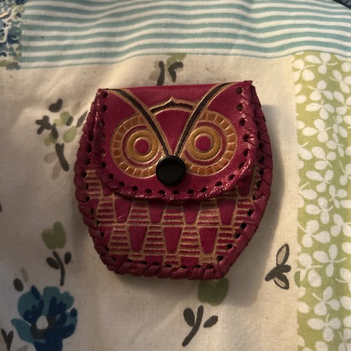 Owl pink coin - pink,