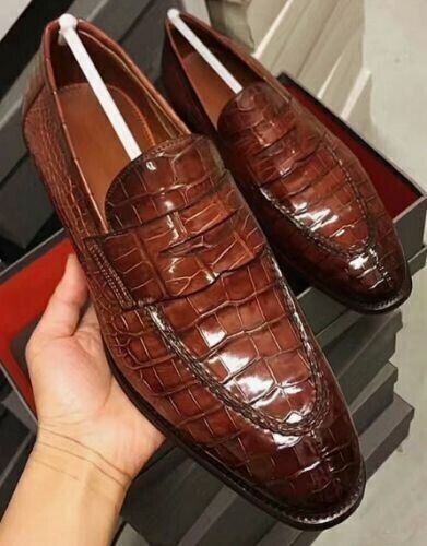 Mens handmade brown leather - mens,
