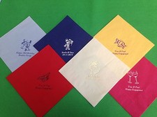 100 Personalised Napkins /