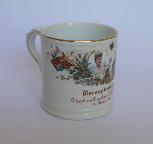 Antique coronation mug edward - coronation,