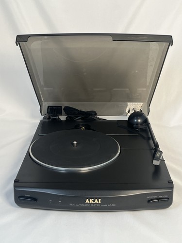 Akai turntable 500 black - turntable,