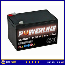 single Powerline 12V 12Ah 12