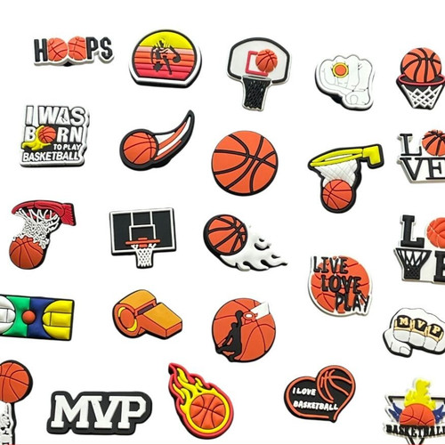 Basketball croc shoe charm - ,
