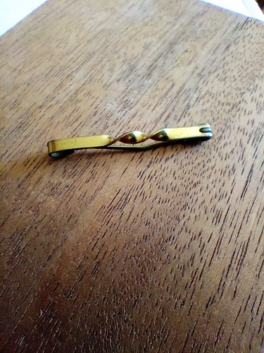 Gilt metal tie pin side - gilt,