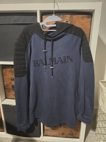 Balmain hoodie mens size - x,