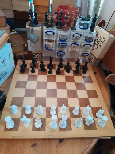 Beautiful chess set - set,, 32