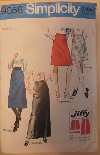 Simplicity 9056 sewing - (1970),