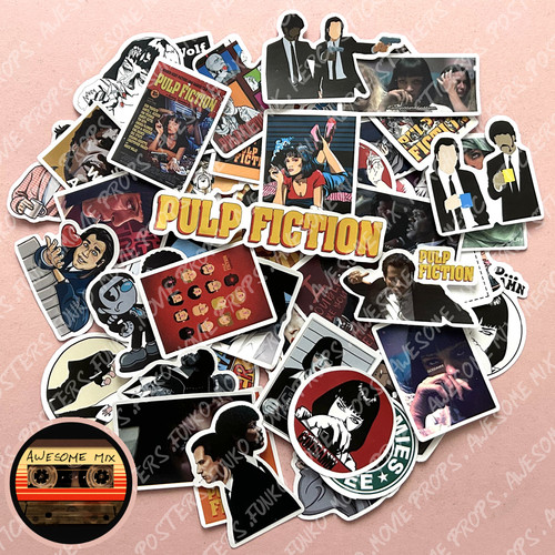 Pulp fiction stickers - 50,