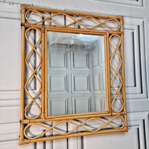 Vintage rattan wall - vintage,