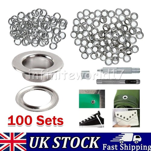 100sets eyelet punch die tool - punch,