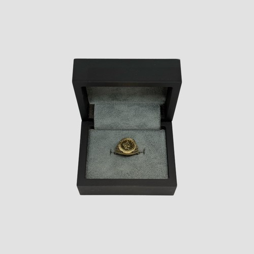 9ct tallar coin - 9ct, ring