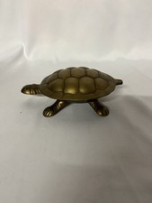 vintage brass tortoise
