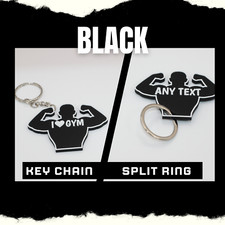 Gym Personalised Keyring