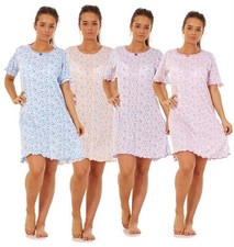 Ladies Floral Nightdress Short