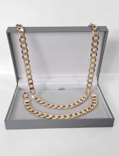 Mens 9ct gold - gold, 10mm