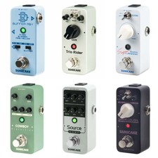 SONICAKE Super Master Buffer Compressor Bypass Overdrive Guitar Effects Pedal UK