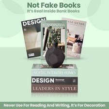 Decorative Hardcover Books - Ideal for Bookshelves, Coffee Table, Desk, Office