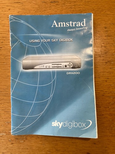 Amstrad drx200 sky digibox - amstrad,