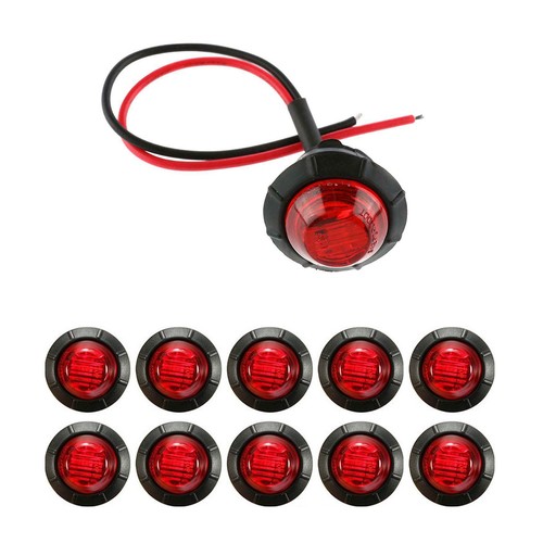 10x 12v led - small, round