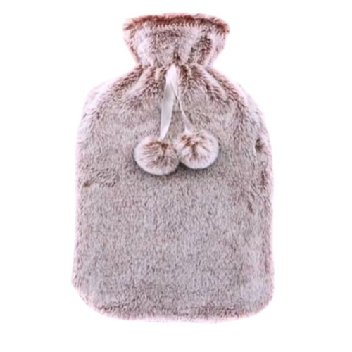 Hot water bottle with cover - bottle,