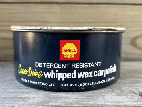 Vintage shell oil car polish - vintage,