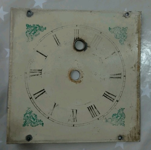 Antique metal clock - antique, for
