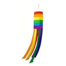 Garden Rainbow Column Windsock Flag Outdoor