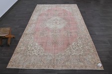 Oushak Turkish Vintage Rug