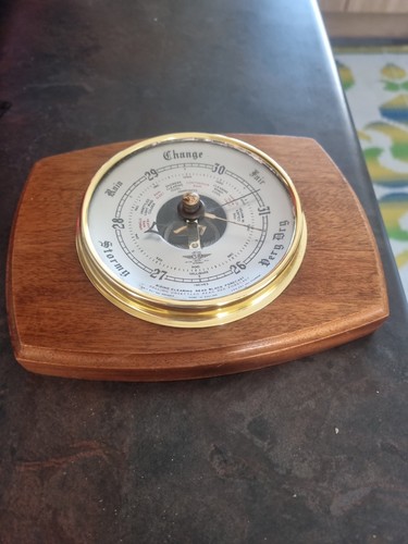 Barometer mounted wood - barometer,
