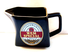 WEM special ales advertising water jug black made by goldprint in VGC
