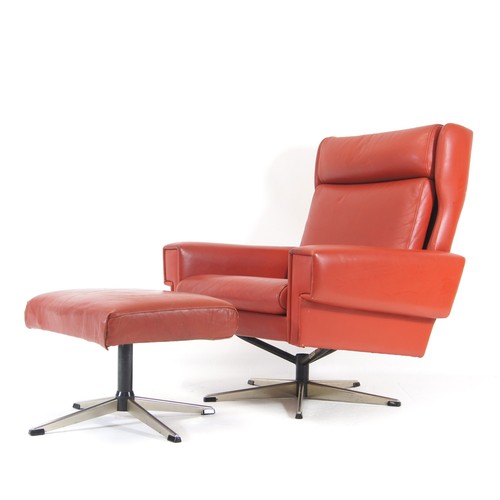 Retro vintage danish - vintage, leather