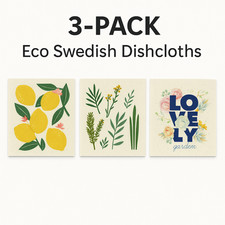 Eco Swedish Dishcloths 3 Pack