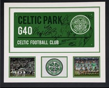 Signed Framed Celtic FC Squad