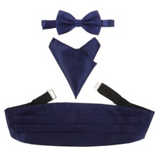  3 Pcs Cummerbund for Men