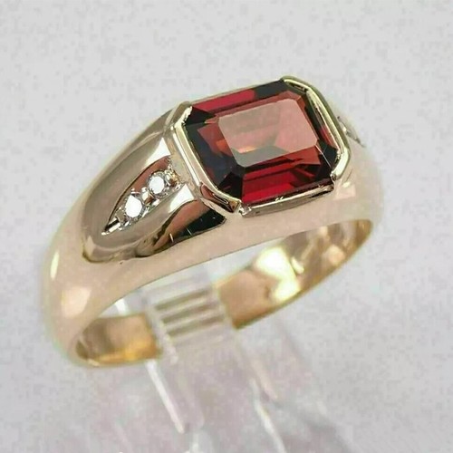 20ct emerald cut red - 3.20ct, diamond