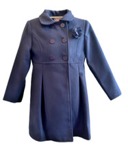 Navy Blue Girls Winter Coat