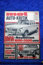 Mot 15/68 Opel Commodore BMW