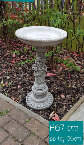 Rose stone bird - stone, solid